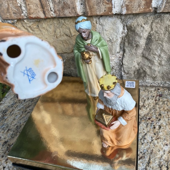 Vintage Homco By home Interiors Porcelain Figurines Christmas Nativity Set - Picture 13 of 15